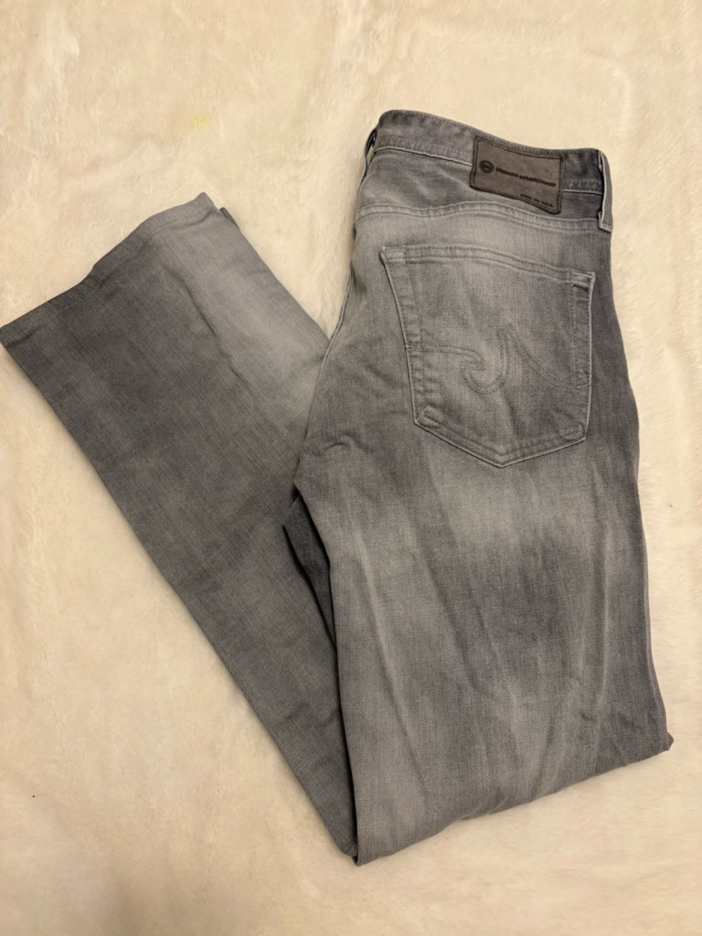 AG Adriano Goldschmidt Jeans Grey Wash Tellis Modern Slim Denim - 34x34